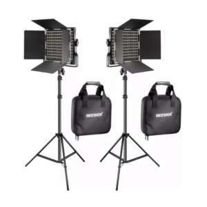 Kit de soporte y luz de video LED bicolor