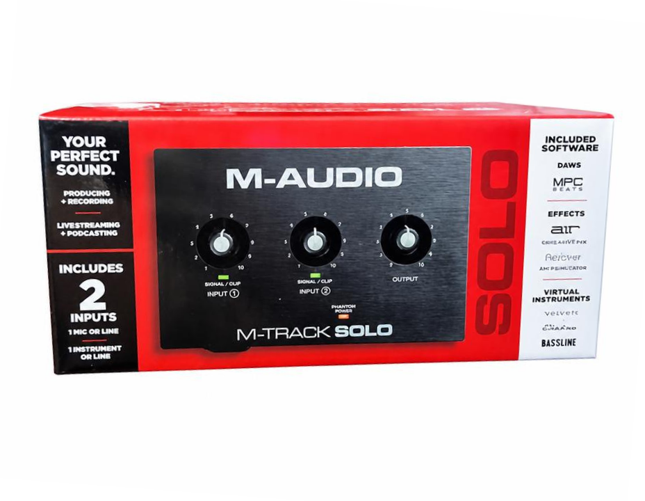 Interfaz de Audio USB M-Audio M-Track Solo - Imagen 3